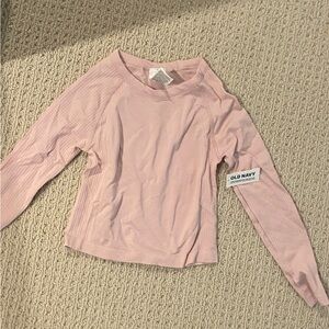 Old Navy Light Pink Seamless Top